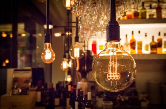 hanging lightbulb fixtures | Energy Saving Tips for Restaurants | SLM Facilities