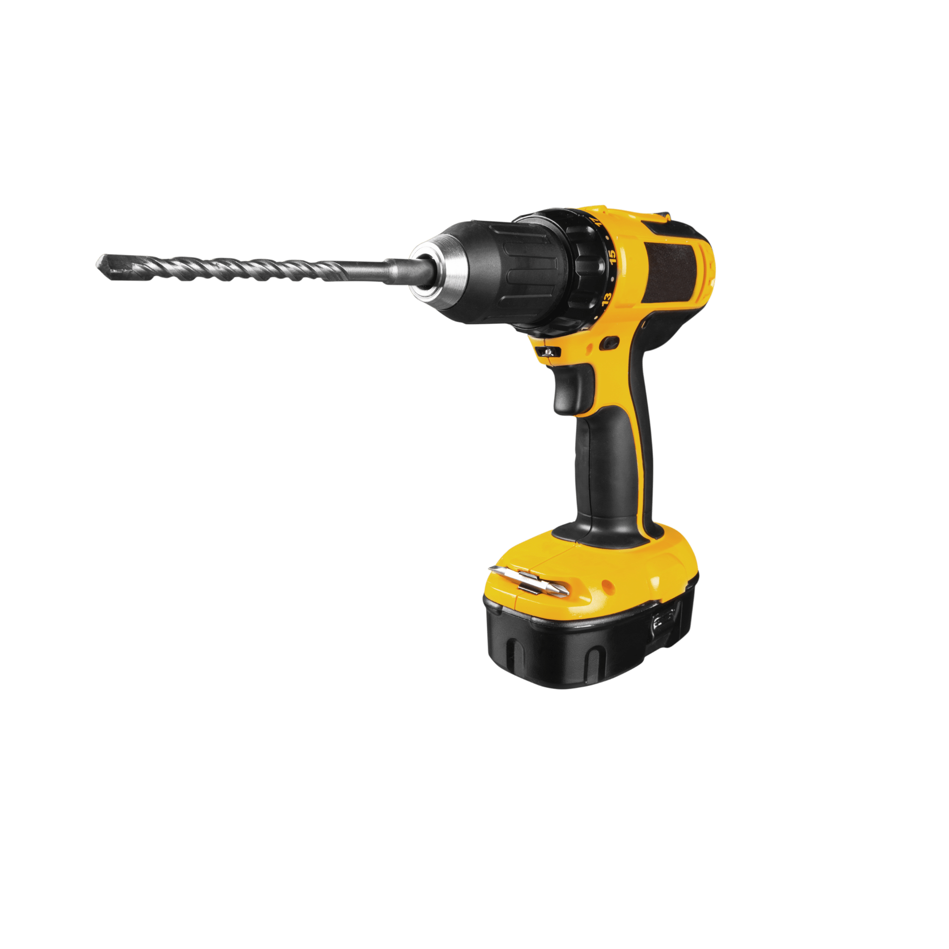 Yellow power drill